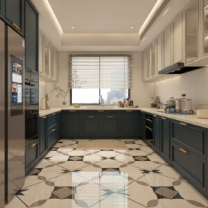 High Gloss Cabinets for Bright, Spacious Interiors