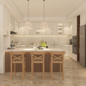 Luxury Solid-Wood Kitchen Cabinets Design