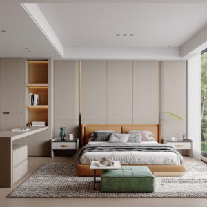 Modern Minimalist Custom Cabinets - Neutral Tones for a Serene Home