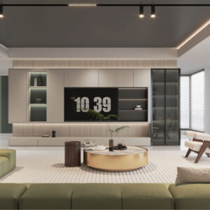 Modern Neutral - Toned Custom Cabinets: Elevating Your Living Space with Elegance and Functionality
