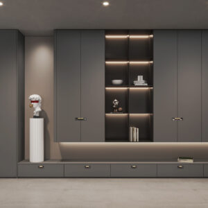 Modern Sophistication - Neutral - Toned Custom Cabinets for Global Living