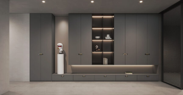 Modern Sophistication - Neutral - Toned Custom Cabinets for Global Living