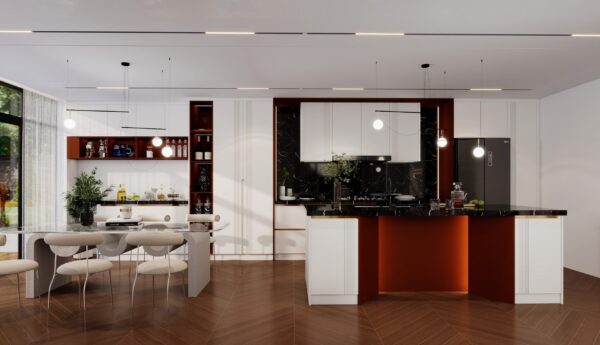 French-Inspired Cabinets for Refined