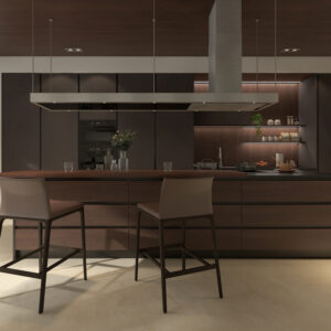 High Gloss Cabinets for Bright, Spacious Interiors