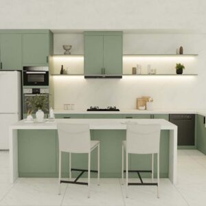 Fresh and Calming Sage Green Kitchen Cabinets for a Modern Kitchen