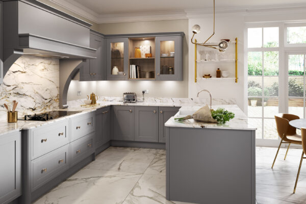 Marble Counter Cabinets Offering Luxurious Visual Impact