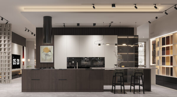 Futuristic Fusion - Custom Cabinets for the Global Home of Tomorrow