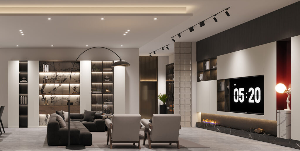 Futuristic Fusion - Custom Cabinets for the Global Home of Tomorrow
