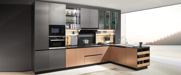 Modern Gallery Cream MDF Kitchen Cabinets
