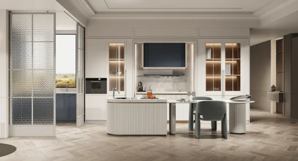 Modern White Shaker Kitchen Cabinets - Filoli Series