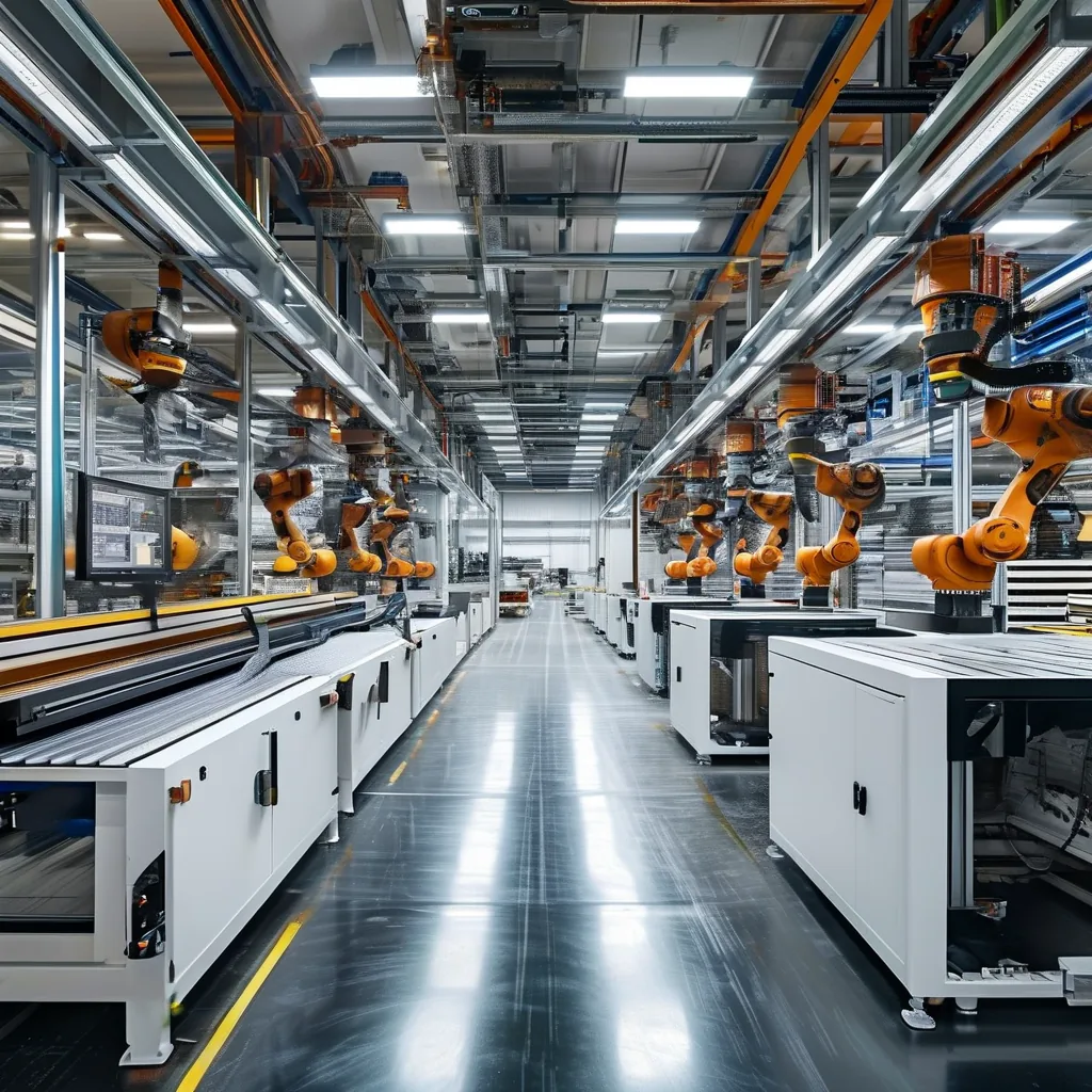 Automated cabinet manufacturing factory