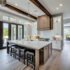 Modern custom kitchen cabinets North America