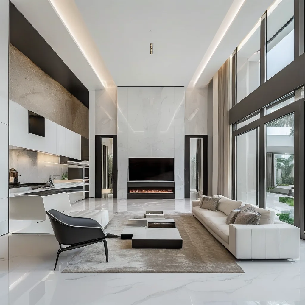 Luxury villa interior Riyadh custom cabinetry