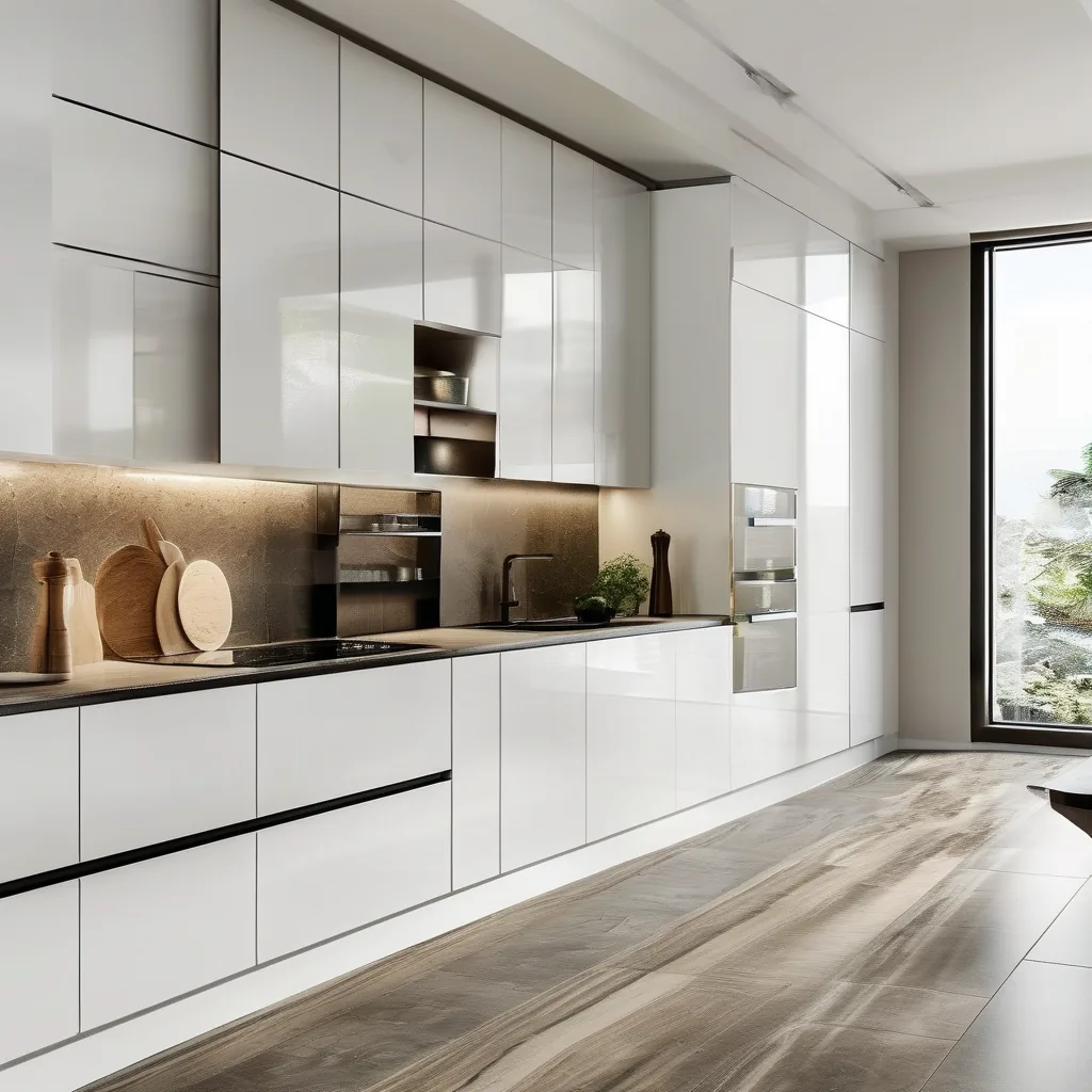 White UV kitchen