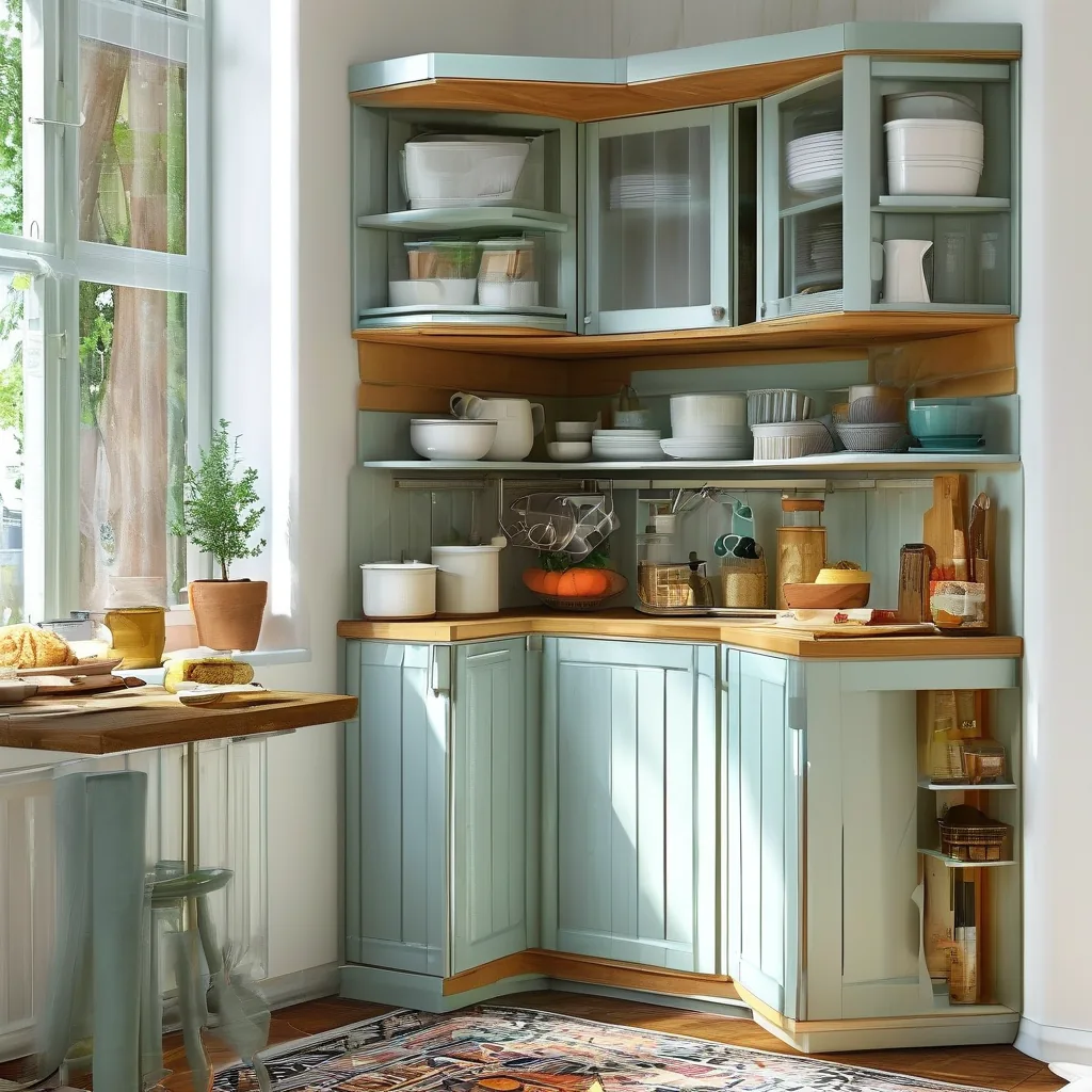 Corner storage solution