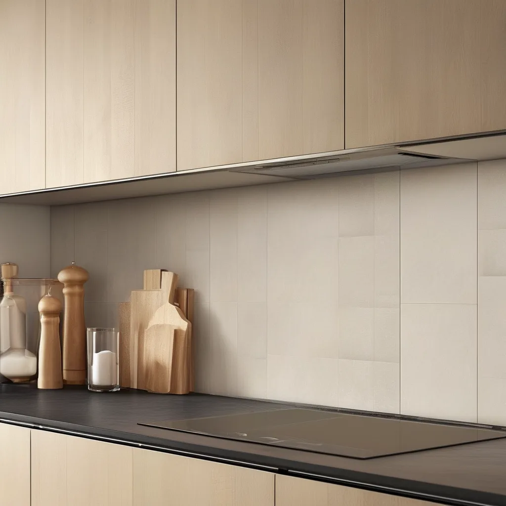Cabinet finish close-up