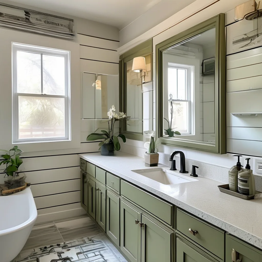 Measuring a bathroom vanity and plumbing rough-in
